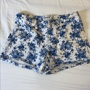 High Waisted Floral Shorts
